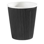 Black Ripple 120z coffee cup X 25