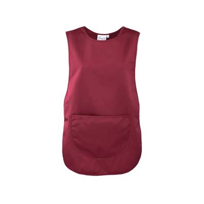 TABARD WITH POCKET BURGANDY UP TO 36INCH BUST SIZE S