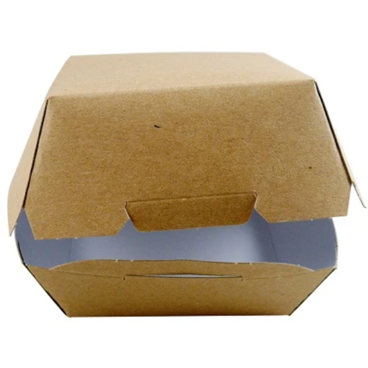 LARGE KRAFT CLAMSHELL BURGER BOX X 250