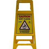 CAUTION WET FLOOR SIGN