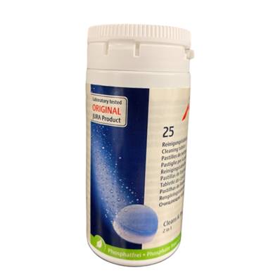 JURA CLEAN 25X 3-PHASE CLEANING TABLET BLISTER PACK
