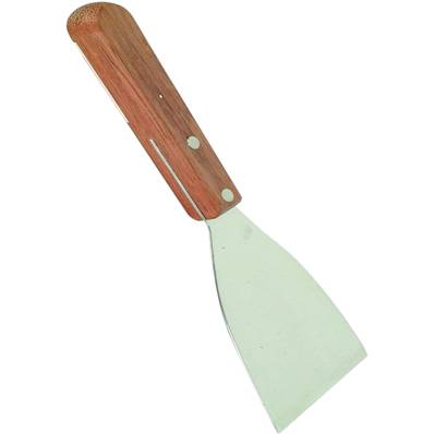 SCRAPER S/S WOOD HANDLE 8 INCH