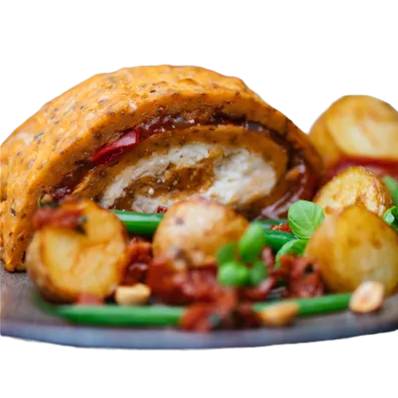 CAJUN SPICED SWWT POTATO ROULADE 16 X 155G