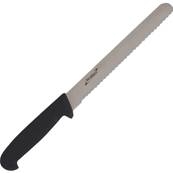 BREAD KNIFE BLACK HANDLE 8 INCH
