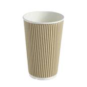 KRAFT 16oZ Ripple WALL COFFEE CUP 25 pack