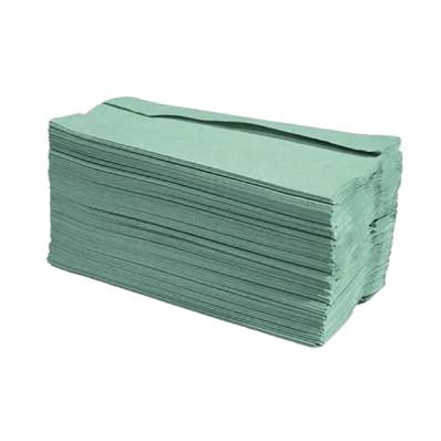 GREEN HAND TOWEL C/F 1PLY 23 X 33 HT231