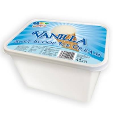 VANILLA ICE-CREAM 4LITRE GRANELLIS