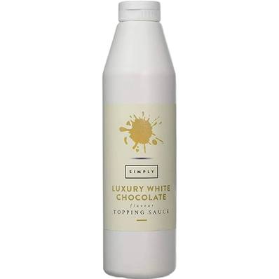 SIMPLY LUXURY WHITE CHOCOLATE TOPPING SAUCE 1KG