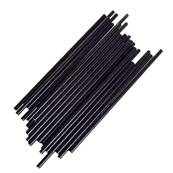 STRAIGHT COCKTAIL STRAW PAPER BLACK X 250