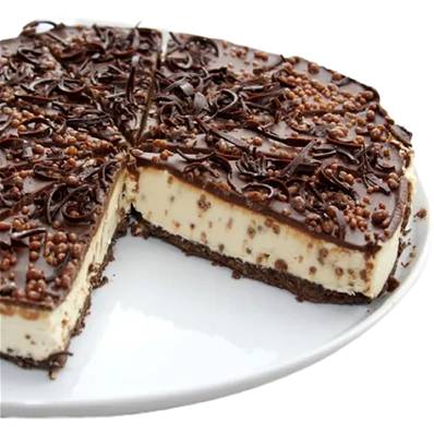 WHITE CHOCOLATE HONEYCOMBE CHEESECAKE 14PTN