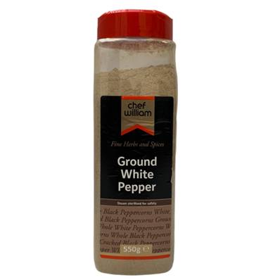 GROUND WHITE PEPPER 600GM