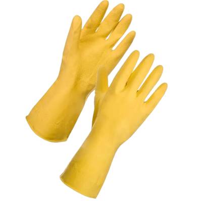 MEDIUM HOUSEHOLD RUBBER GLOVES PAIR