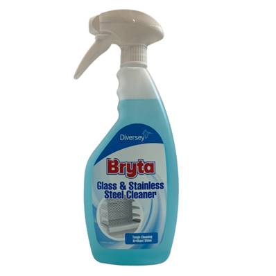 BRYTA GLASS AND S/S CLEANER 750ML