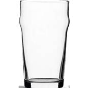 WHITE BOX 20oz TOUGHENED NONIC PINT GLASSES 24 X 1