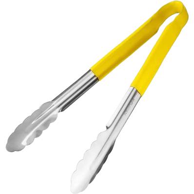 9'' COLOUR CODED TONG YELLOW