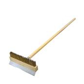 PIZZA OVEN BRUSH WITH SCRAPPER