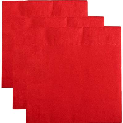 RED NAPKIN 40CM X 2PLY X 2000
