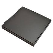 10 INCH PIZZA BOXES E FLUTE BLACK 100 X 10INCH
