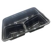H-PACK 3 COMP BLACK BASE RECTANGULAR BASE X 300