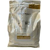 CALLEBAUT WHITE CHOCOLATE CALLETS 2.5KG