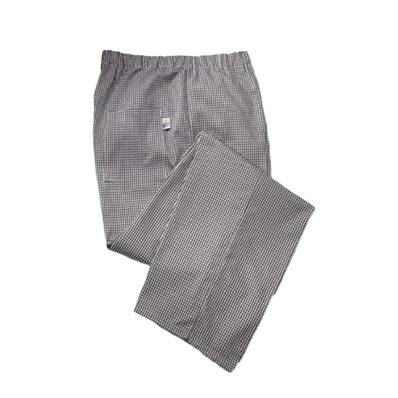 SMALL BLACK/WHITE GINGHAM CHEF TROUSERS