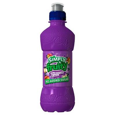 SIMPLY FRUITS BLACKCURANT & APPLE 330ML X 12