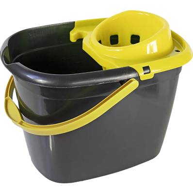 MOP BUCKET WITH WRINGER YELLOW 12LTR ROBERT SCOTT