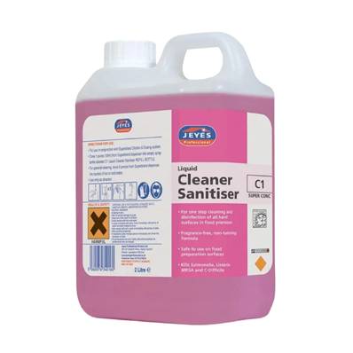 C1 LIQUID CLEANER SANITISER 2 X 2LTR