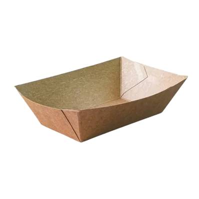 KRAFT BURGER TRAY 5 INCH X 500