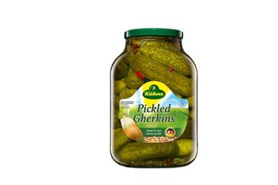 KUHNE PICKLED GHERKINS 2.45KG