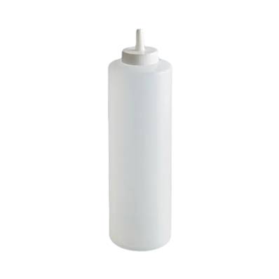 Table Craft Squeeze Bottle 24oz Clear Wide Mouth
