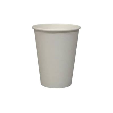 12OZ WHITE PAPER SINGLE WALL CUP 50