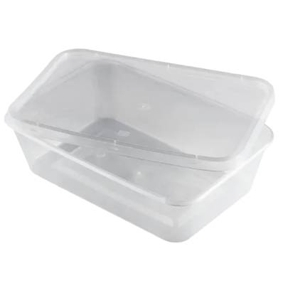 H-PACK HD M/W RECTANGULAR CONTAINER AND LID 1000ML 250