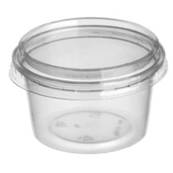 MAJESTIC 4OZ PLASTIC CUP WITH LIDS X 1000
