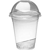 MAJESTIC 12oz PLASTIC CUP WITH LID 250