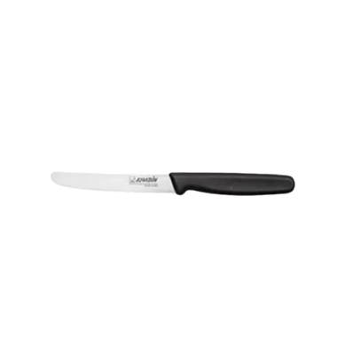 HYGIPLAS SERRATED TOMATO KNIFE BLACK 10.5CM