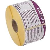 REMOVABLE ALLERGEN LABELS 51 X 76 MM X 500
