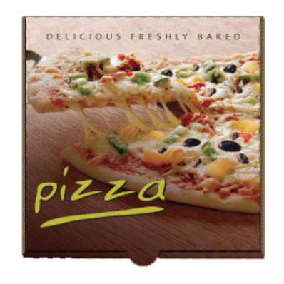 Pack Of 100 Kraft Pizza Box 5 Inch