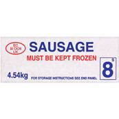 CUMBERLAND SAUSAGE 8S 4.54KG FROZEN