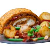 CAJUN SPICED SWWT POTATO ROULADE 16 X 155G