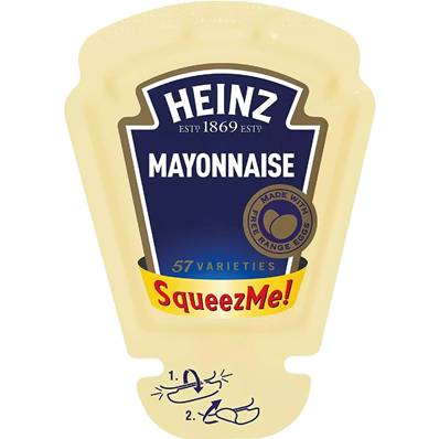 HEINZ SQUEEZEME MAYONNAISE 70 X 26ML