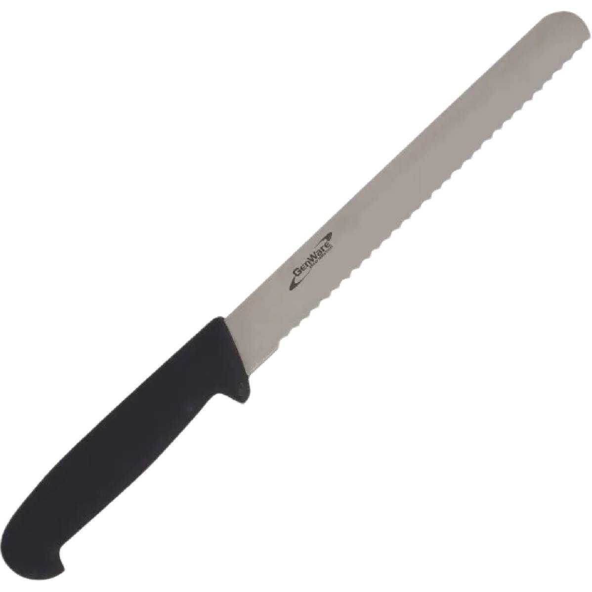 BREAD KNIFE BLACK HANDLE 8 INCH