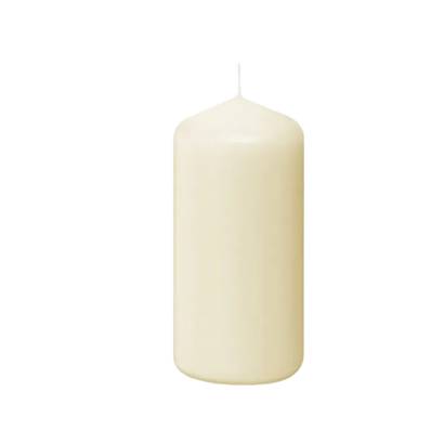 PILLAR CANDLE IVORY 120 X 60MM X 10