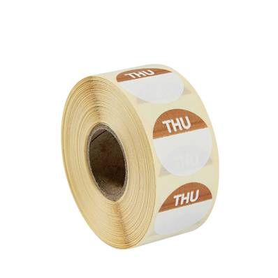 THURSDAY DAY DOT LABEL
