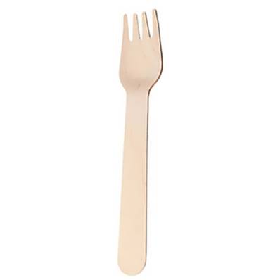 WOODEN FORKS 100 PACK