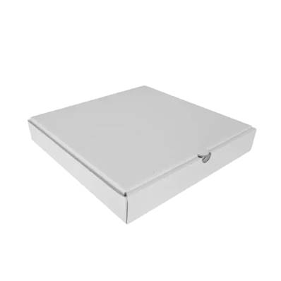 12 INCH PIZZA BOXES E FLUTE WHITE 100 X 12INCH