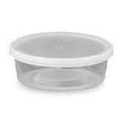 10OZ ROUND CONTAINER AND LID 250 PIECES