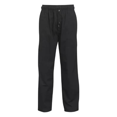 MEDIUM BLACK BAGGY DRAWSTRING CHEF TROUSERS