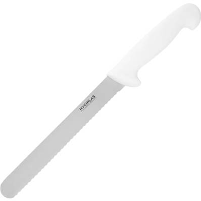BREAD KNIFE WHITE HANDLE 20CM / 8INCH