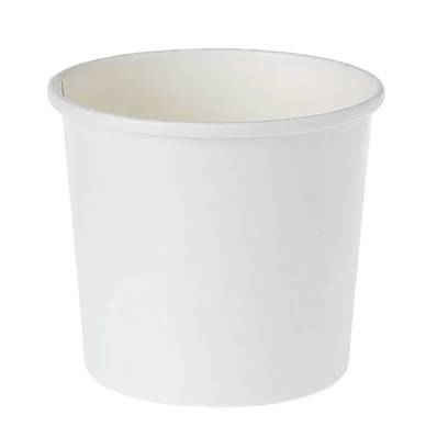 12oz PLAIN WHITE HEAVY DUTY SOUP CONTAINER